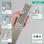 hansgrohe Pulsify E Baton Handshower 100 1-Jet, 2.5 GPM-323336026-290126392