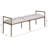 Axis Beige Linen Textured Fabric Upholstered Bench-1774581342-1774581340