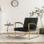 Chaise longue en velours 26 po Jadeline