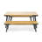 1 DINING TABLE+2 DINING BENCHES