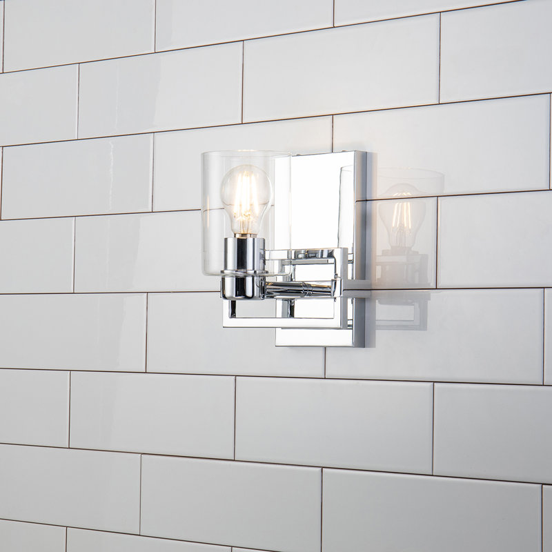 Estes 1 - Light Armed Sconce, Chrome