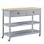 Newhaven Solid Wood Bar Cart-1600506132