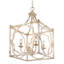 Luminaire suspendu de style lanterne à 4 lumières Averley