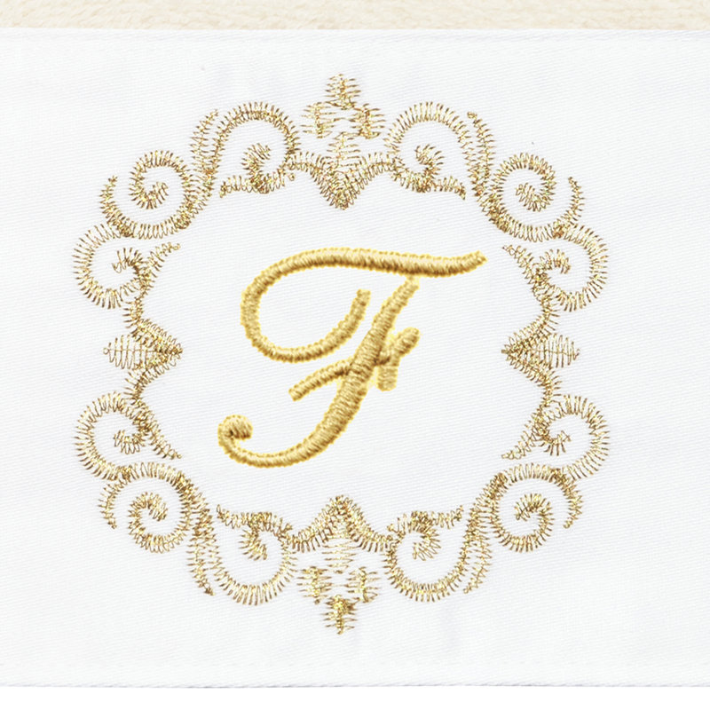 Winston Porter 100% Turkish Cotton MONICA 2PC Embellished Hand Towel Set, F
