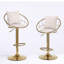 Chaise de bar noire Velda-1553014798
