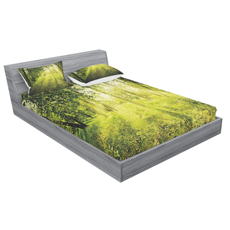 Microfiber Sheet Set, Full Sheet Set with Fitted Sheet