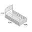 Lit plateforme en bois massif avec pied de lit et gigogne Florio-140254013-168068953