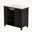 Meuble-lavabo 36 po avec lavabo en céramique, plusieurs tiroirs et tablette réglable-1305204590