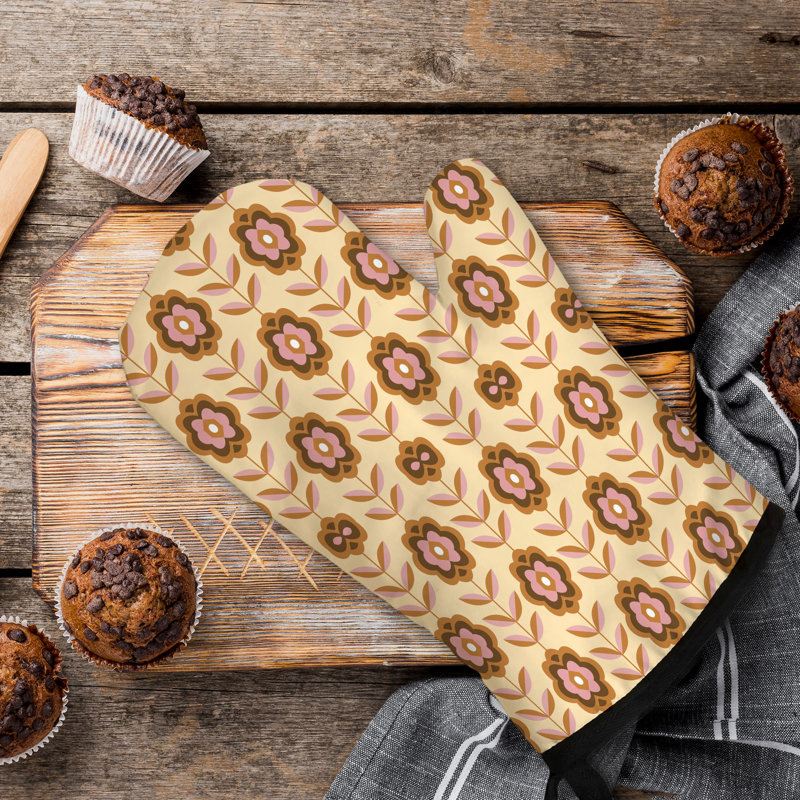 Old School Forms Oven Mitt Cotton Twill