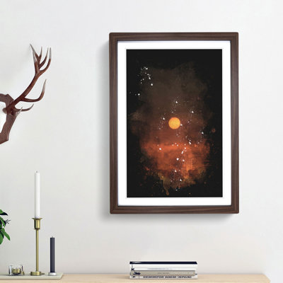 Sunset on Fire - Framed Print