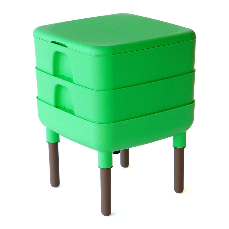 Bac à compost à vers extérieur FCMP, Vert