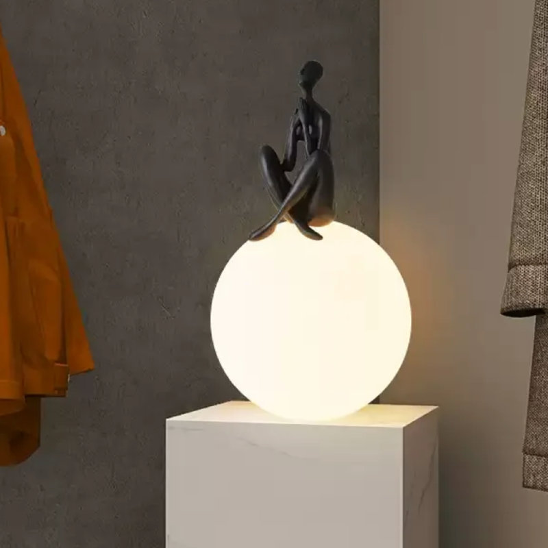 Lampe fantaisie en résine Breyelle