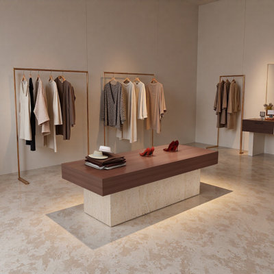Simple Clothing Store Display Counter