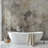 Neutral Concrete Wall Mural-1819665872