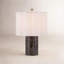 Lampe de table en marbre 17,5 po Rosalie