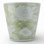 Antique Finish Porcelain Pot Green Big Flower