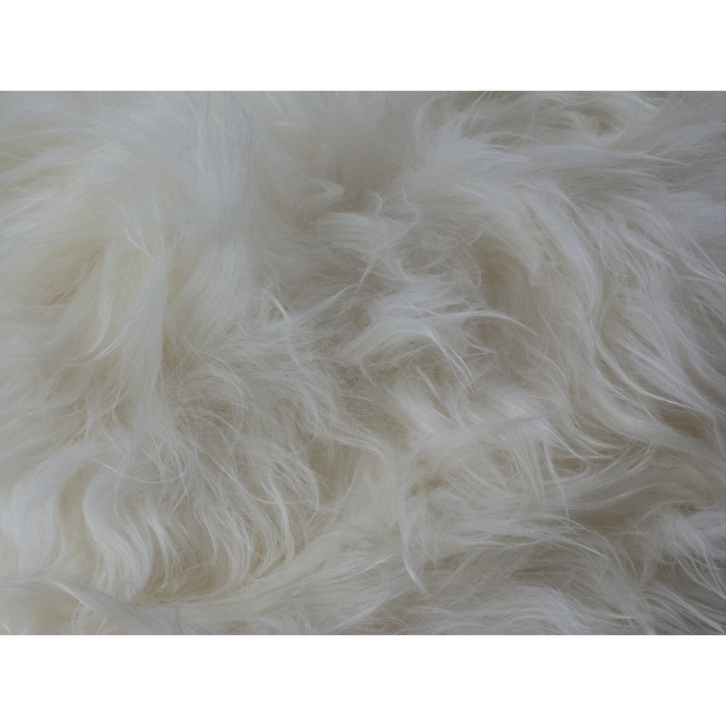 Kearney Solid Colour Sheepskin Area Rug, Novelty 165 x 200cm