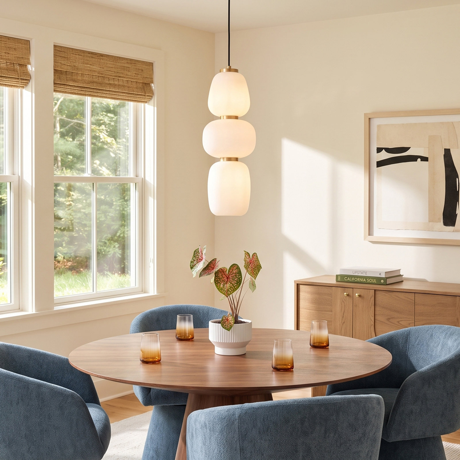 Kace Dimmable LED Single Light Pendant