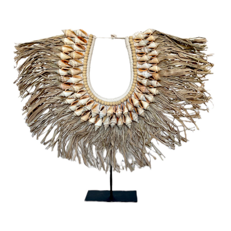Lorosae Raffia Shell Sculpture