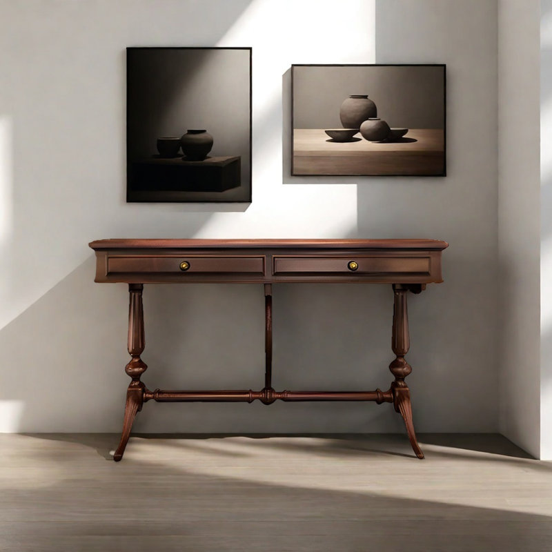 Console de style campagne rétro, H 34,65 po x l 51,18 po x P 15,75 po