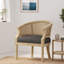 Cette chaise d'appoint exquise de style champêtre français est fabriquée en bois d'hévéa, alliant élégance, confort et fonctionnalité pour chaque maison.-1196362787