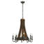 Greenbriar Oak 8 - Light Chandelier