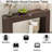  55" Console Table With LED Light,Wooden Entryway Tables,Sofa Tables-1232630714