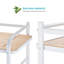 Noeli 3 Tiers Tall Over the Toilet Storage Rack and Shelf, White