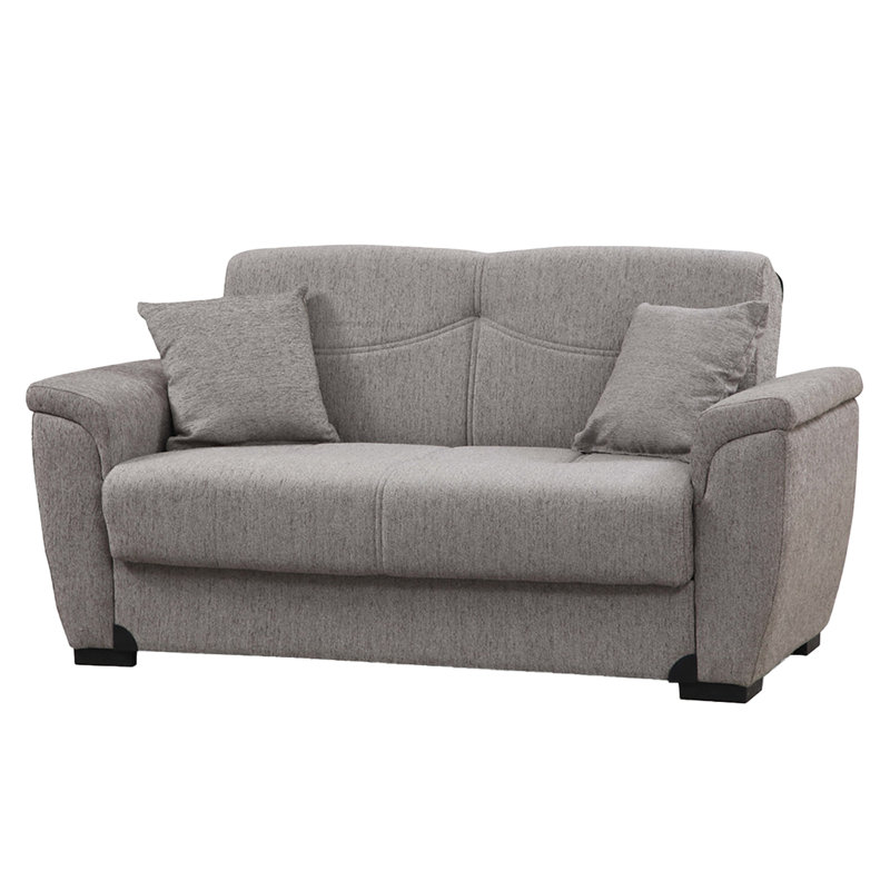 Causeuse Everly, Gris clair