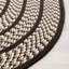 Tapis ivoire / brun tressé à la main Georgina-21304834