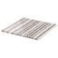 Microsaic Lines Storm Polished Marble Mosaic Tile-748157656