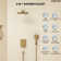 RainfallCascade 10" Wall High-Pressure Balanced Shower System with 3-Setting  Hand Shower