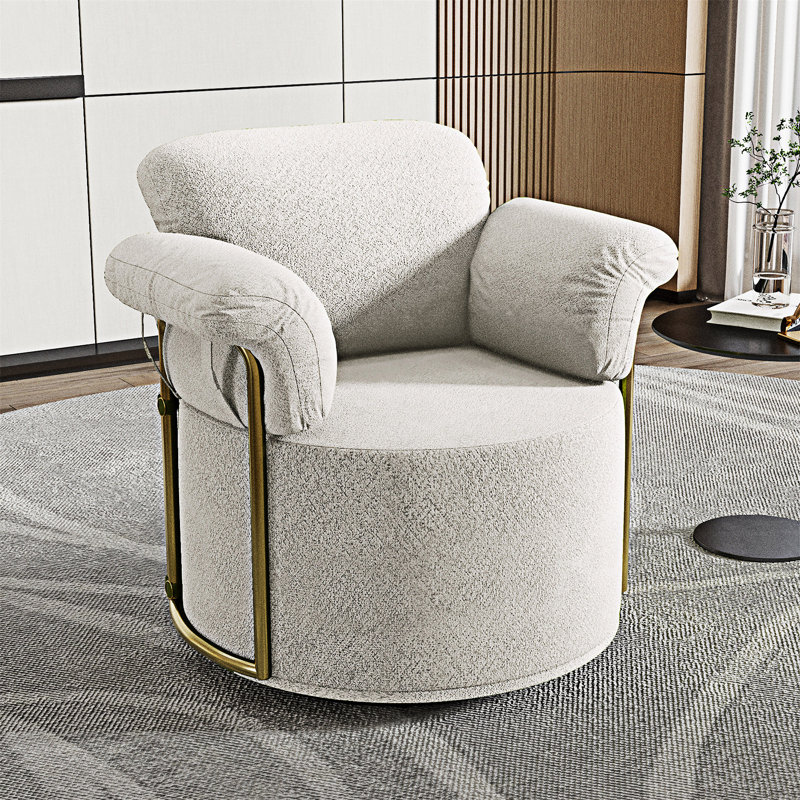 Canapé rembourré pivotant, Beige