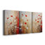 Floral Study Series C -Set Of 3 Gallery Wrapped Canvas -Ready to Hang-107311365