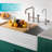 Urbix Bridge Faucet with Side Spray Included-49089342