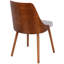 Chaise d'appoint rembourrée en bois massif Hassen-641294867