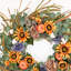 Artificial Fall 28" Floral Wreath for Thanksgiving Day-1465793760