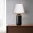 White Linen Empire Lamp Shade