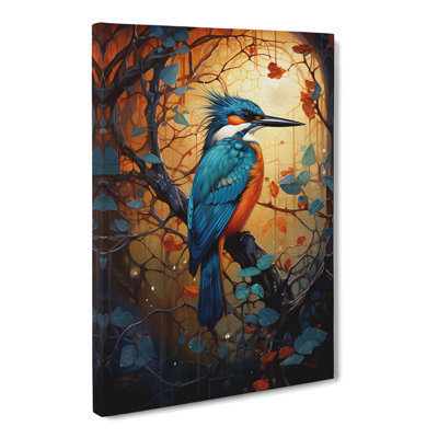 Kingfisher Futurism - No Frame Print