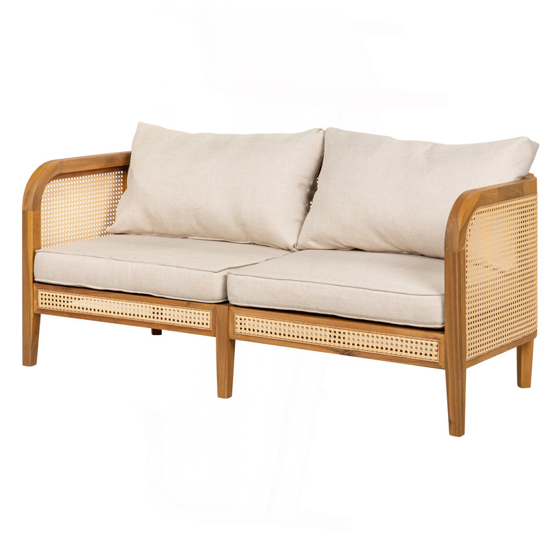 Outdoor Patio Cushioned Sofa