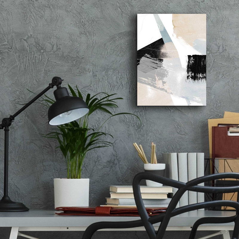 «New Commencement 1» par Louis Duncan-He, art mural en verre acrylique, H 16 po x l 12 po x P 0,13 po