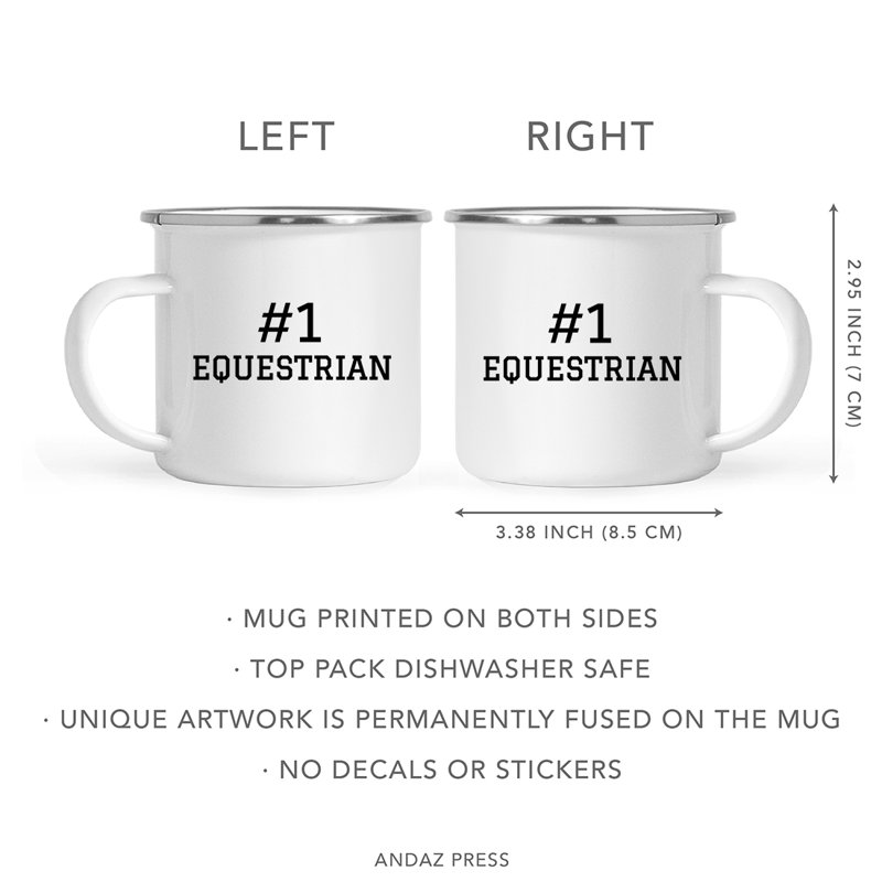 Tasse de camping café, Équestre