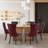 High-end Tufted Velvet Upholstered Nailhead Dining Chair-1240169722-1240169698