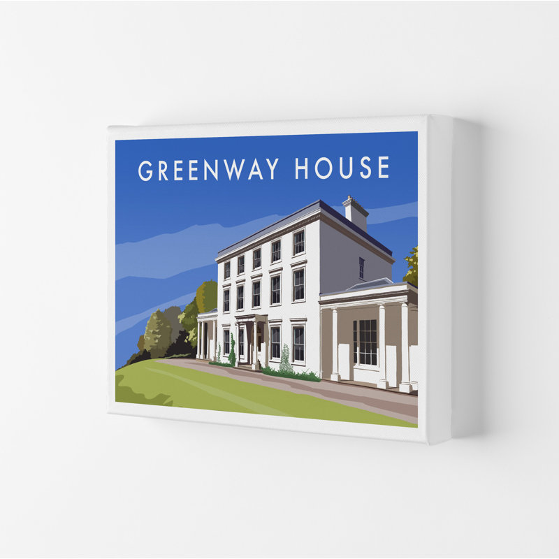 Greenway House by Richard O'Neill - Print, Wrapped Canvas, 42cm H x 59.4cm W x 4cm D