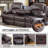 82'' Faux Leather Reclining Sofa-66148430