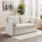59.5" Convertible Sofa Bed 2-in-1 Upholstered Reclining Sleeper Sofa Couch Bed with Side Storage and USB/C-TYPE-561095429