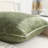 Super Soft Velvety Slub Heavy Chenille Decorative Pillow Cover with Flange (Set of 2)-122610489-122610494