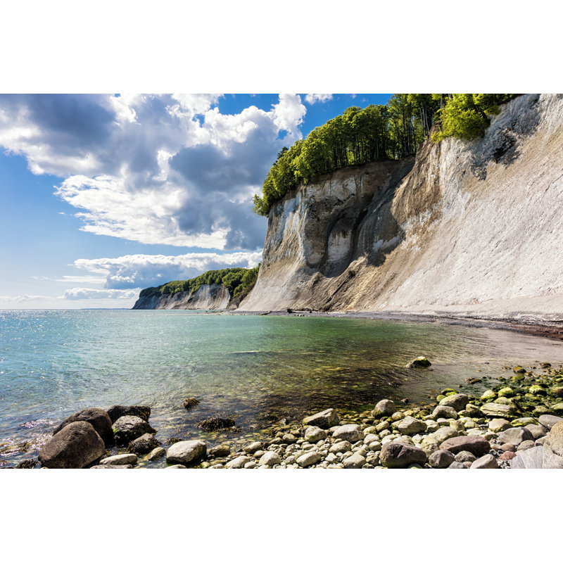 Chalk Cliff - Wrapped Canvas Print, 30cm H x 46cm W