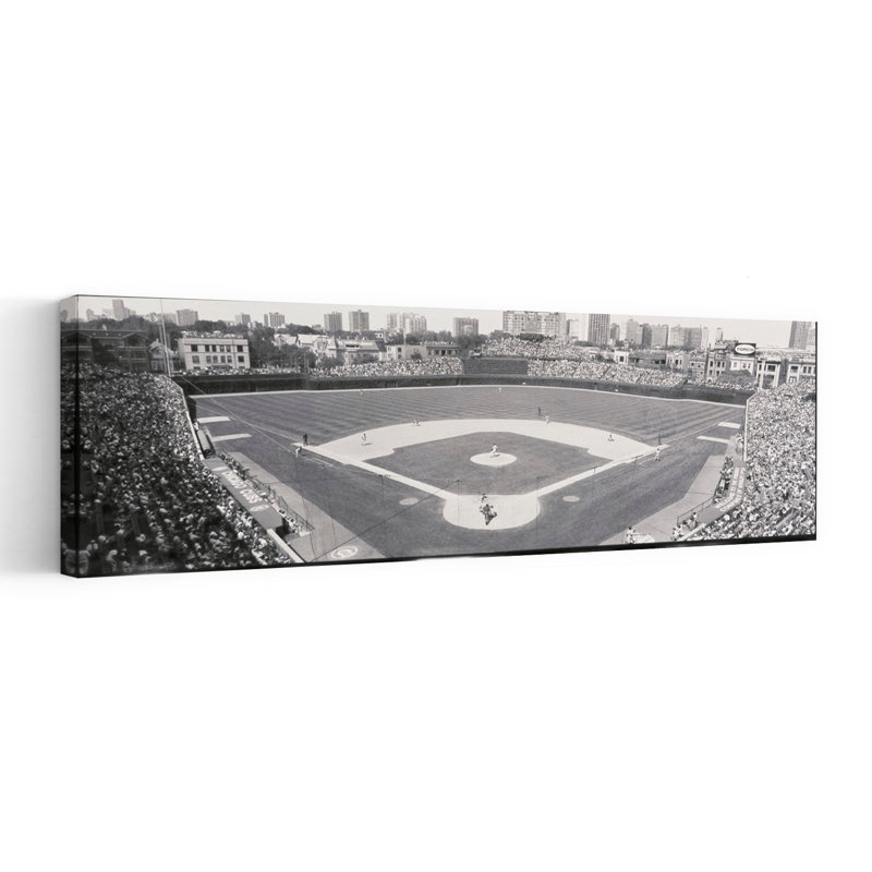 États-Unis, Illinois, Chicago, Cubs, baseball, art mural contemporain, H 60 po x l 20 po