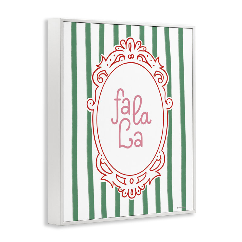 Fa Fa La La Ornate, giclée encadrée par Rachel Nieman, H 30 po x l 24 po, Estampe numérique encadrée blanc bord de mer
